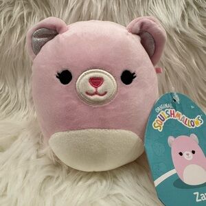 Squishmallows 5” Zaya Pink Bear Rare Toys Exclusive BNWT
